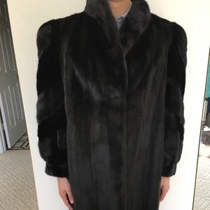 Mink fur coat
